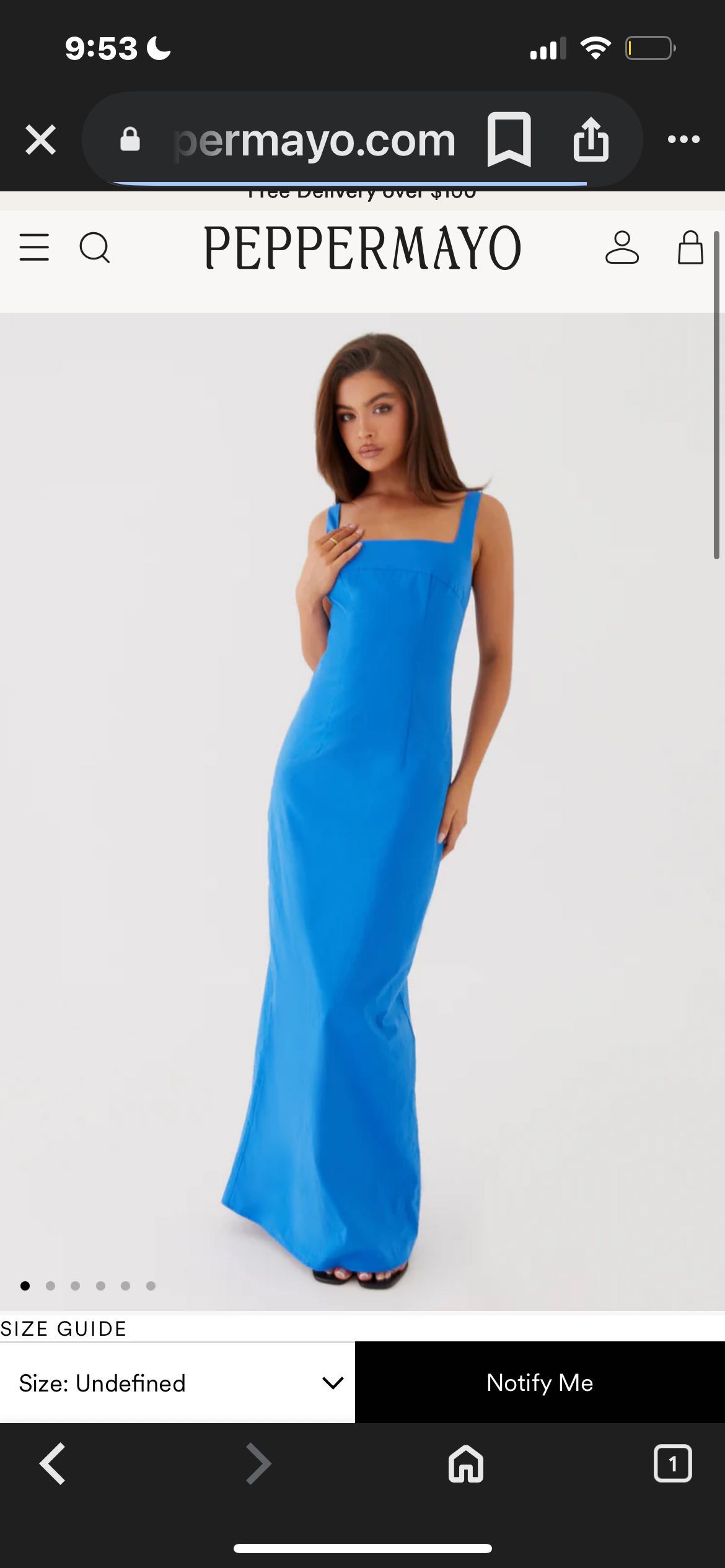 Blue Maxi Dress