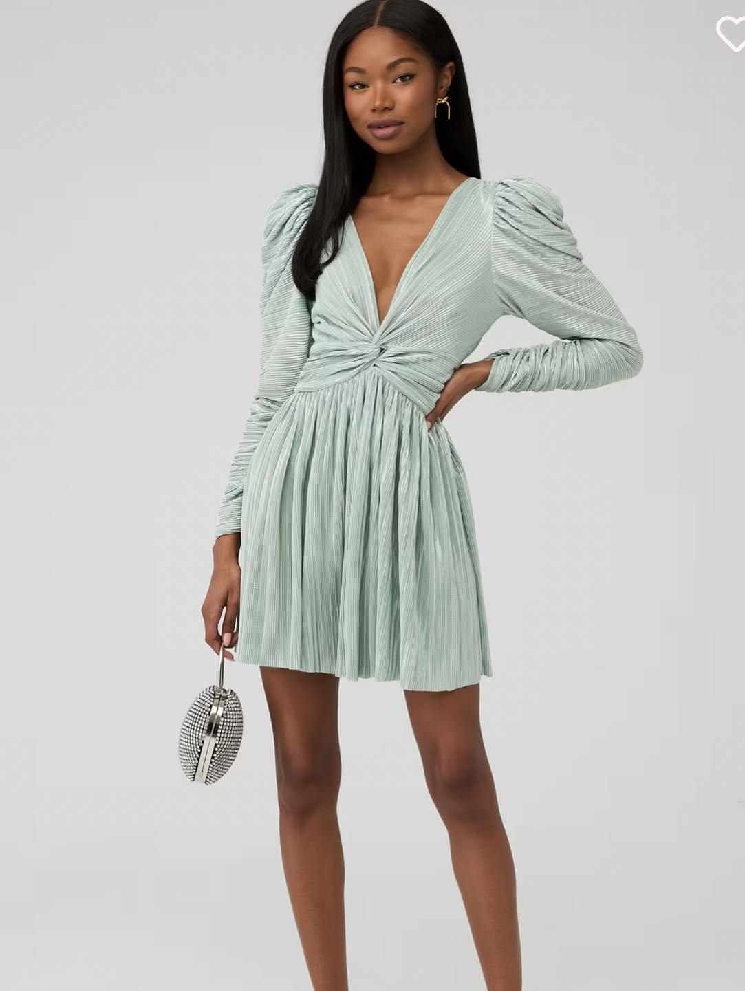 Mint green dress