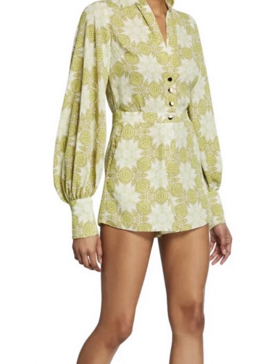 Alexis Green Romper