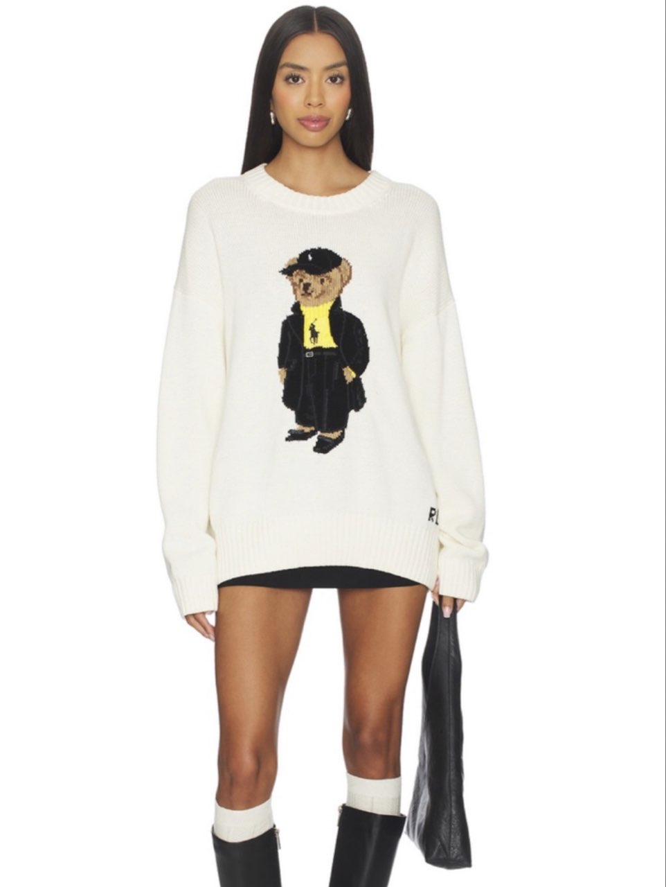 Graphic Teddy Bear Sweater