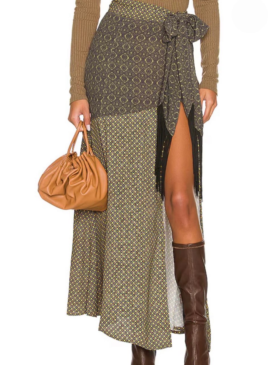 Flowy maxi skirt
