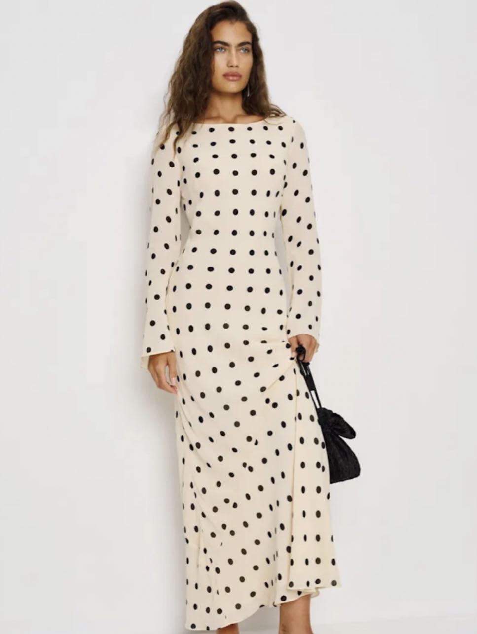 Polka Dot Midi Dress