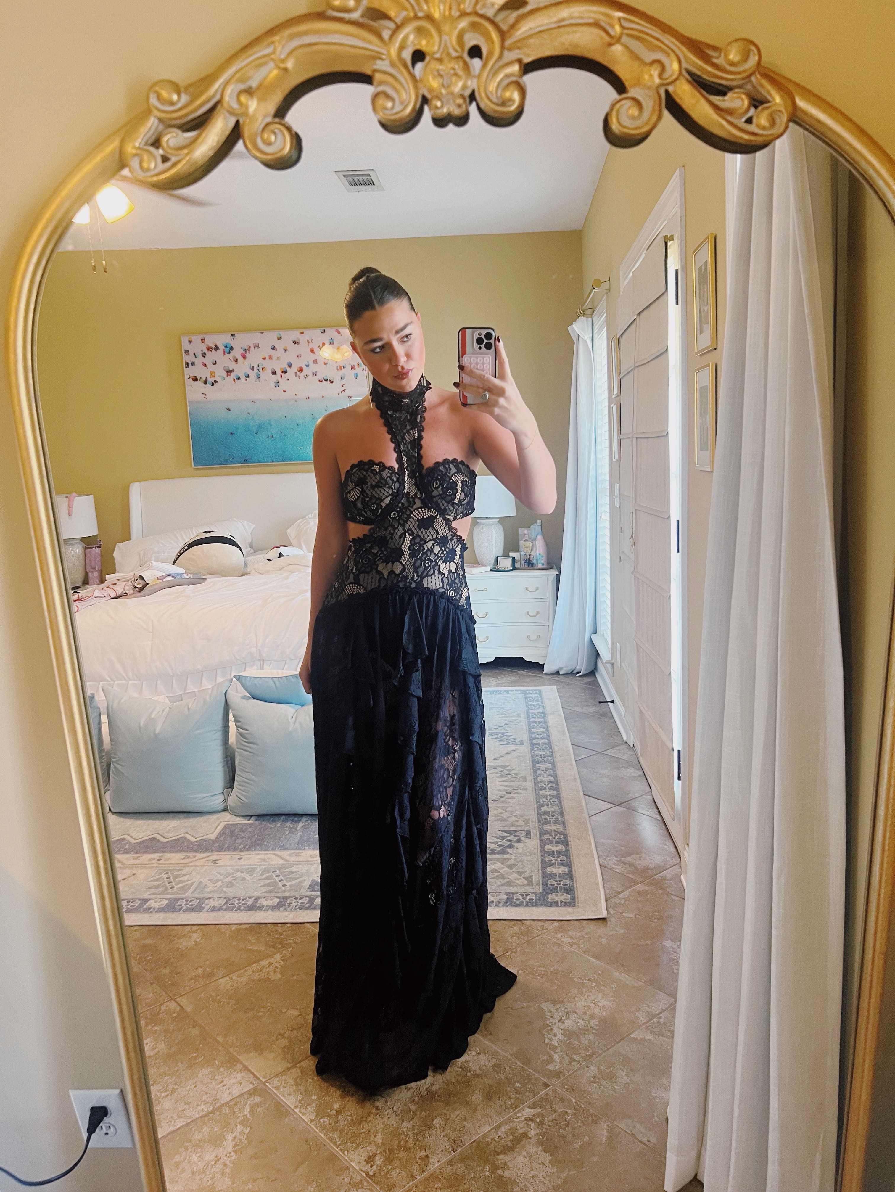 Lace one piece dress