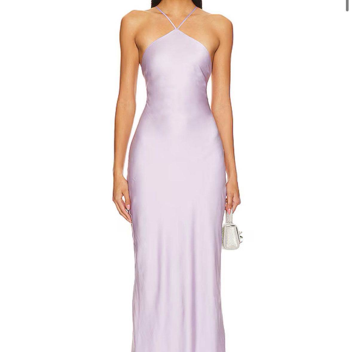 Line & Dot Kira Maxi Dress in Lilac