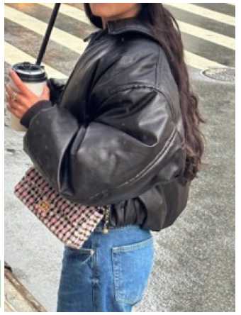 Black Oversized Faux Leather Bomber Jacket