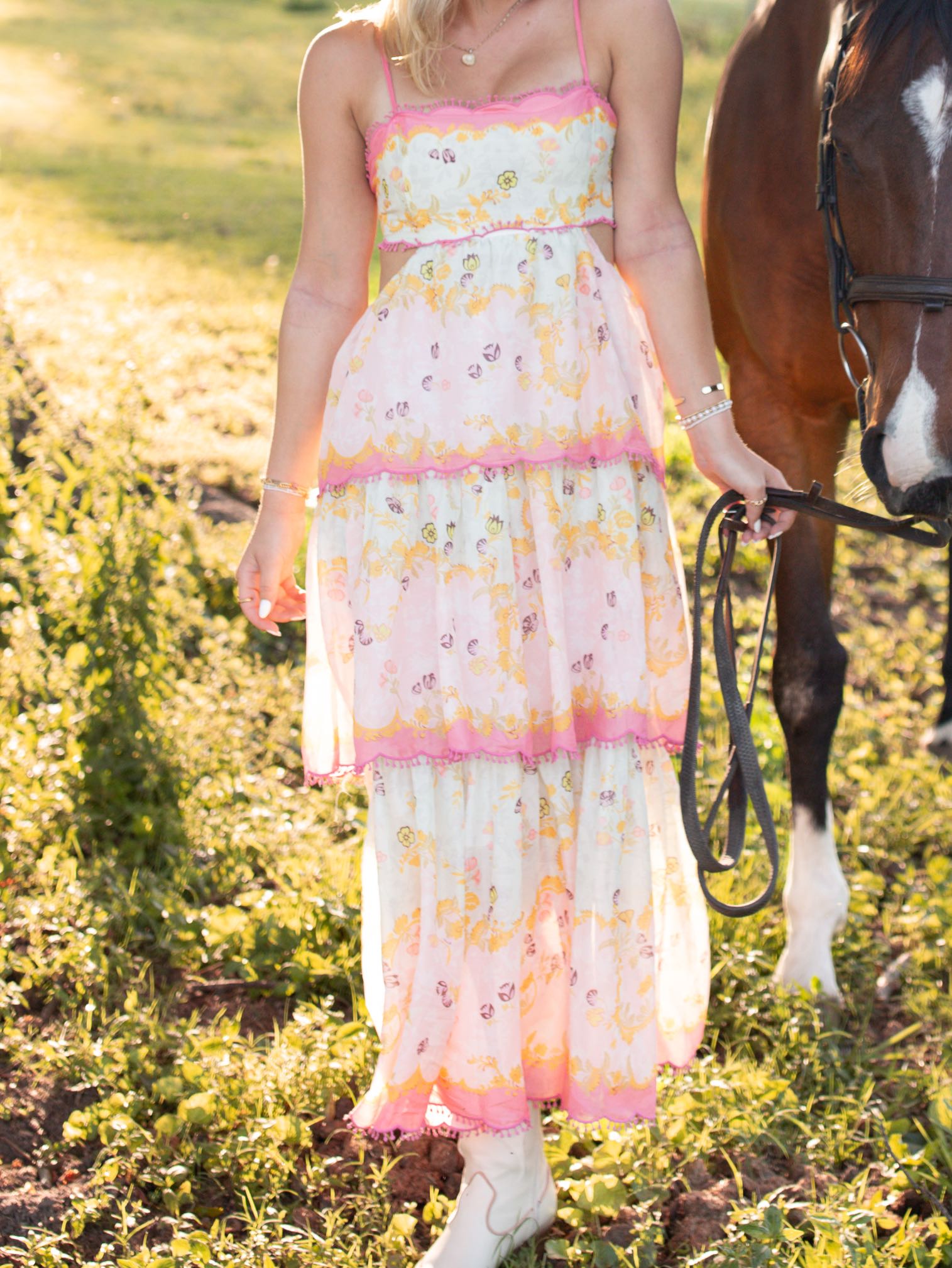 Floral maxi dress