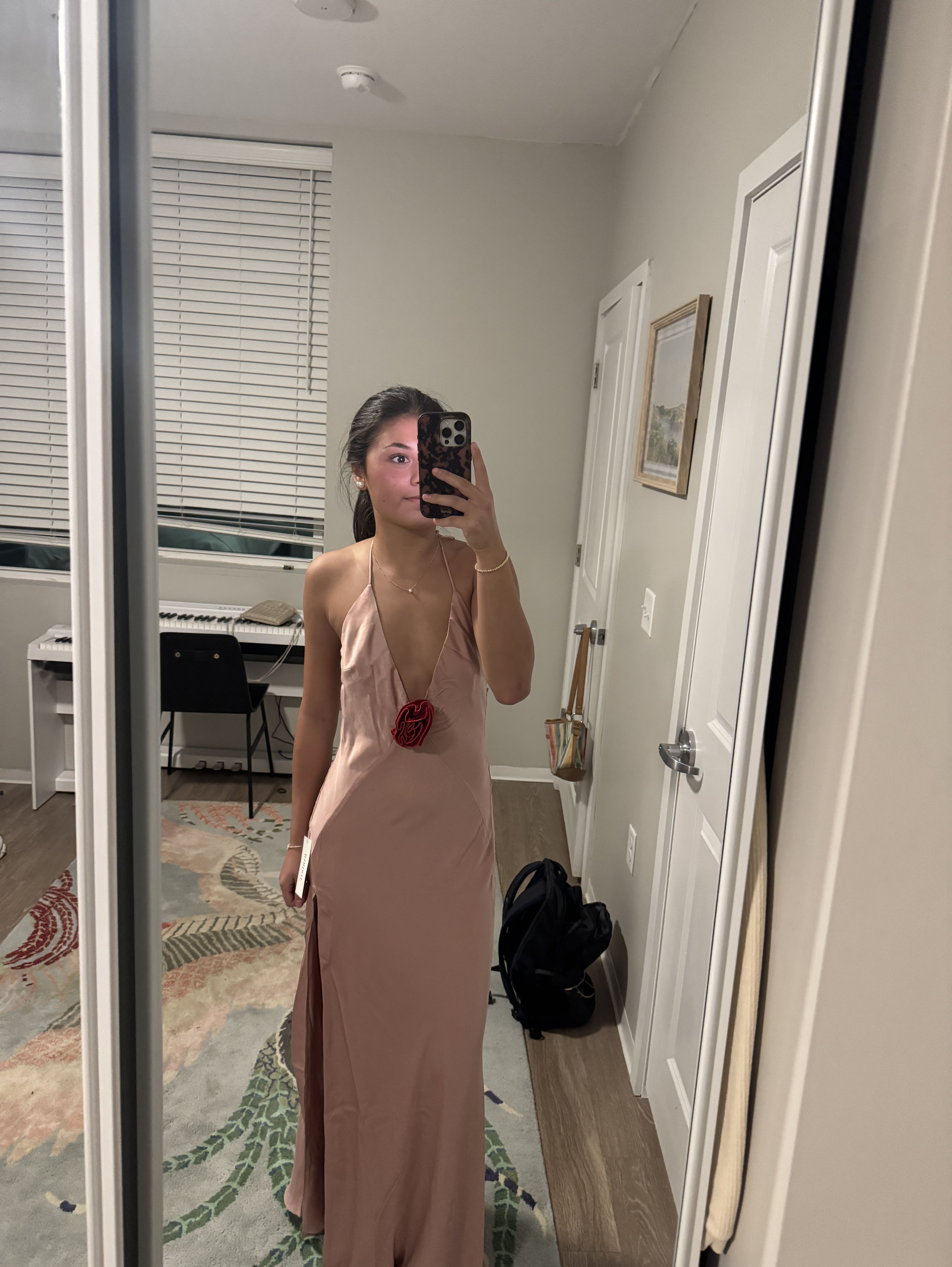 Open Back Maxi Dress