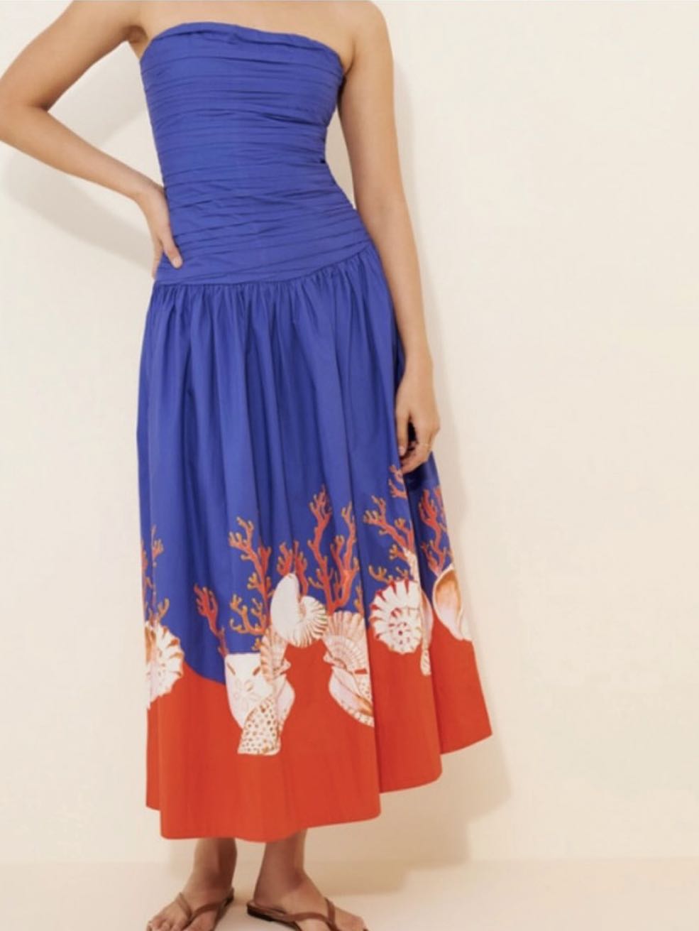 Caroline k strapless dress