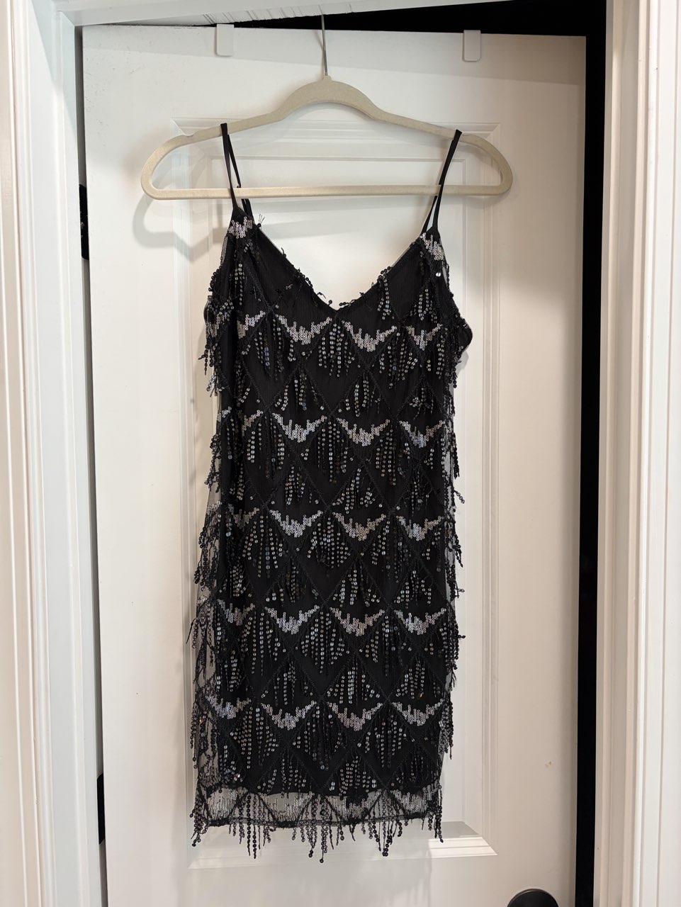 Lulus mini fringe dress