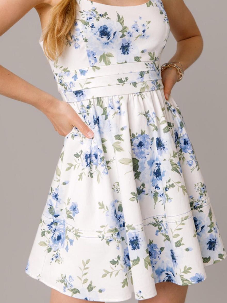 Floral mini dress