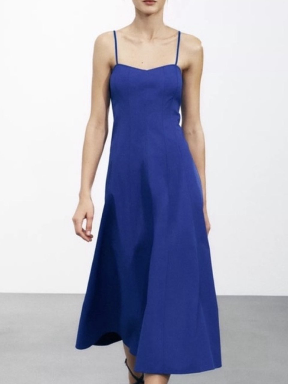 Navy blue Zara maxi dress