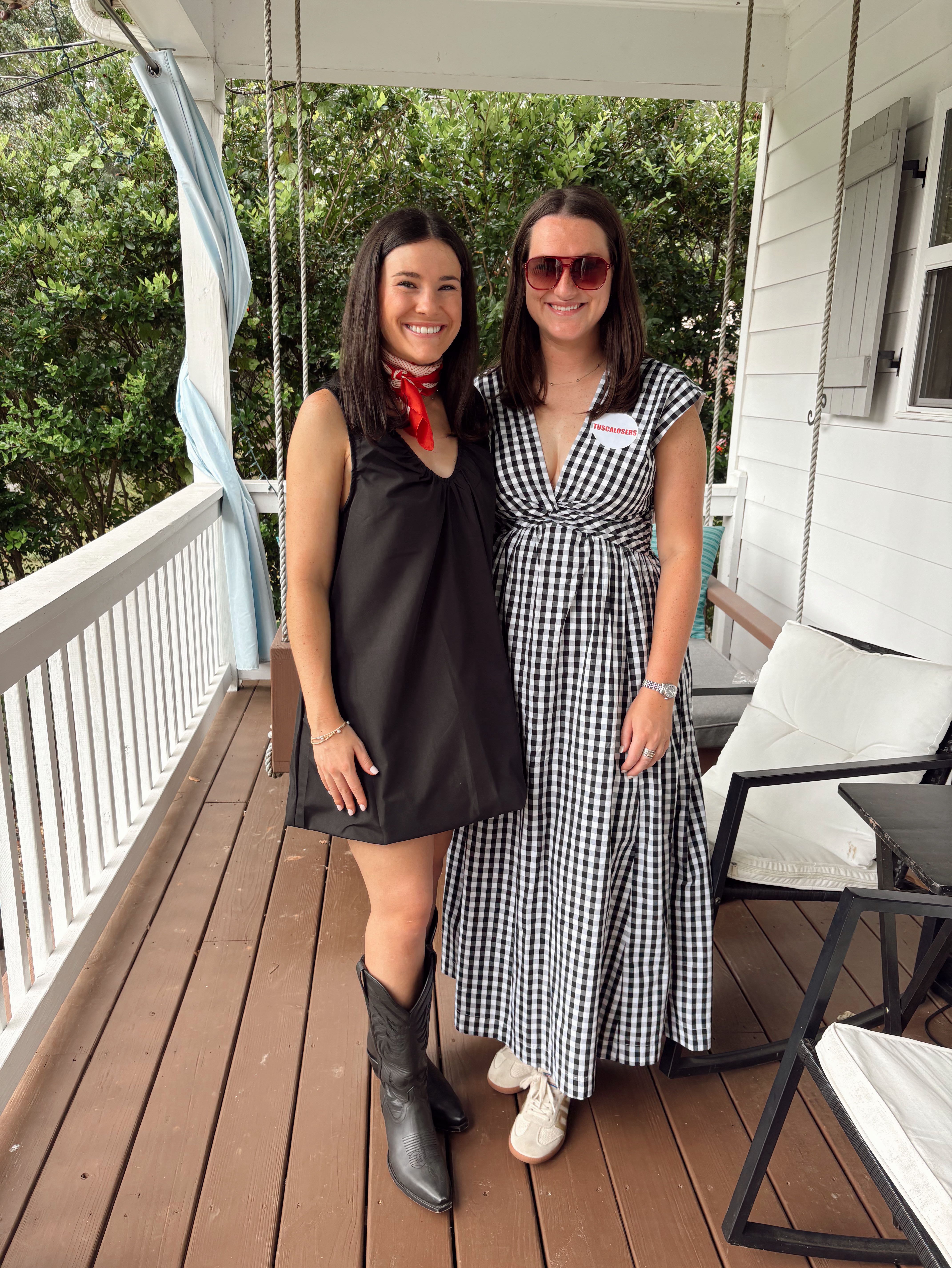 Gingham Maxi Dress