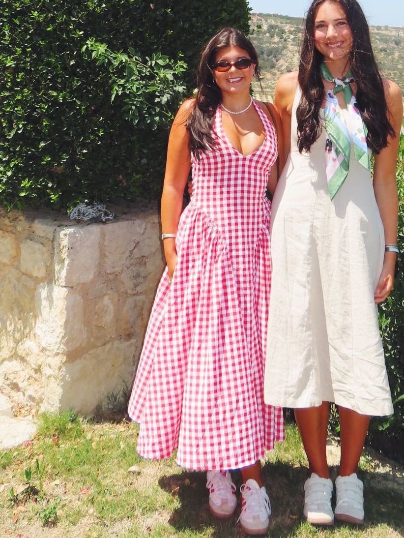 Lottie Halter Maxi Dress Red gingham