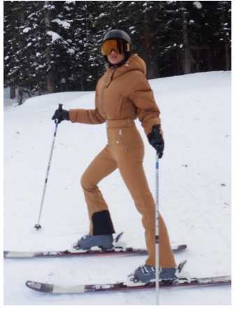 Camel Puffer Ski Suit