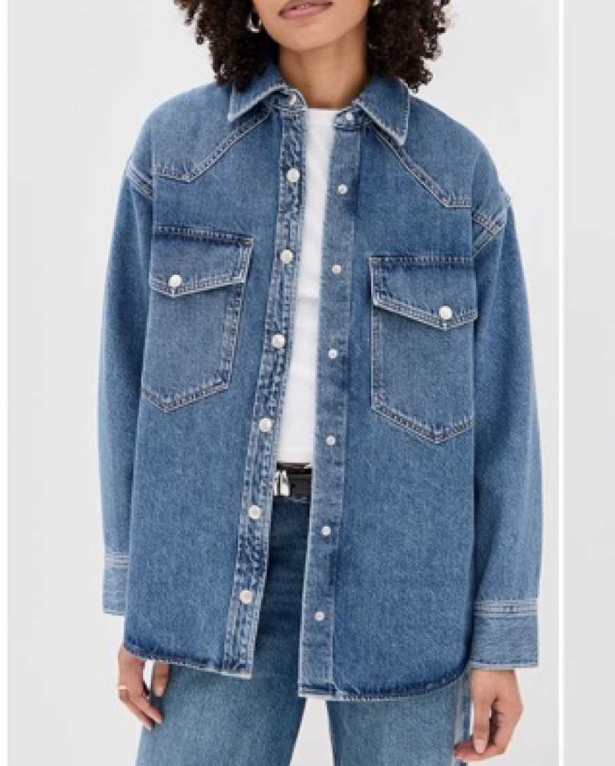 Oversized Denim Shacket