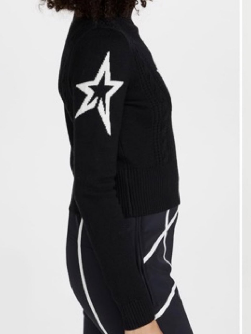 Perfect Moment Star Print Turtleneck Sweater