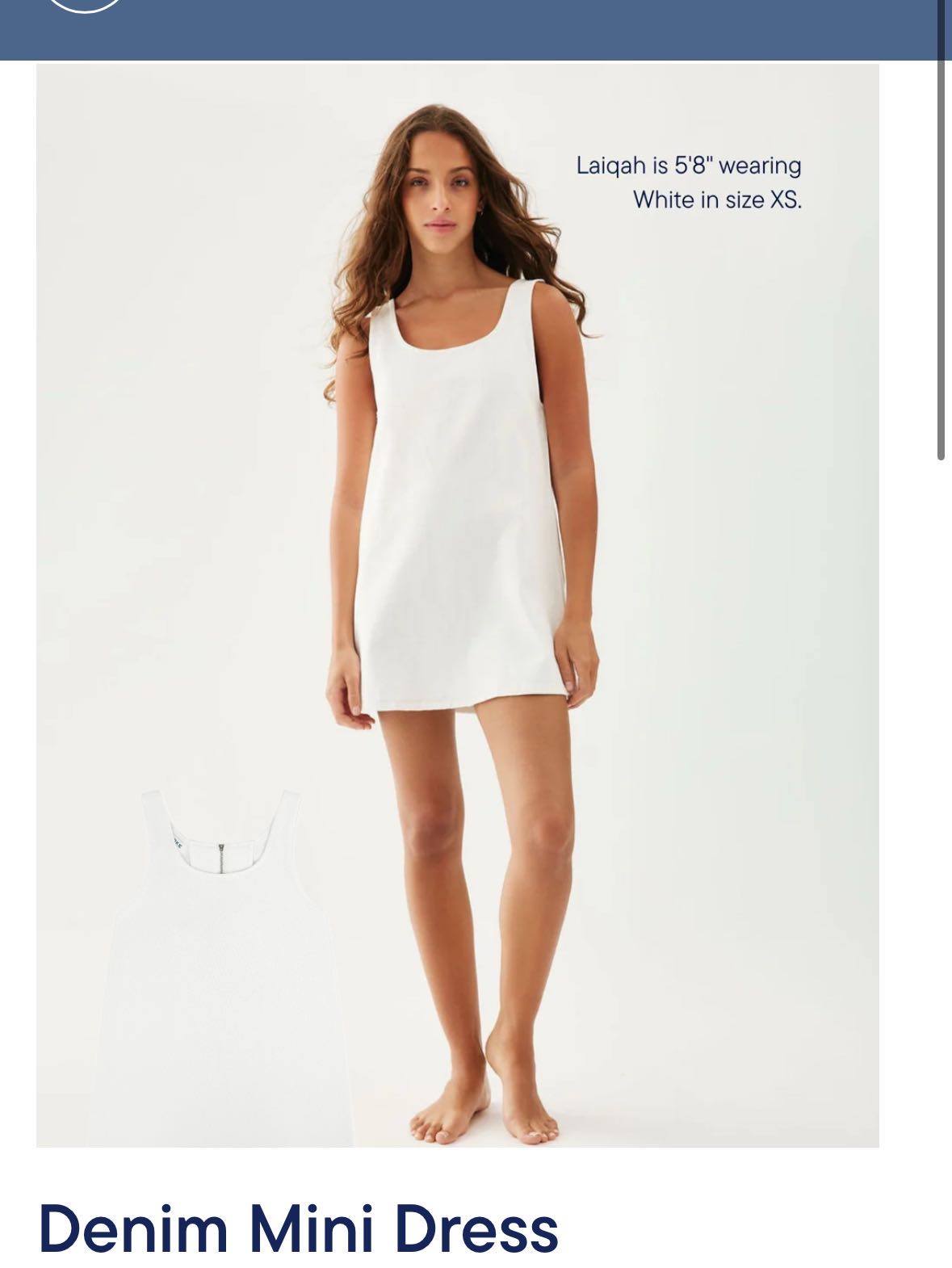 Parke Mini Denim Dress