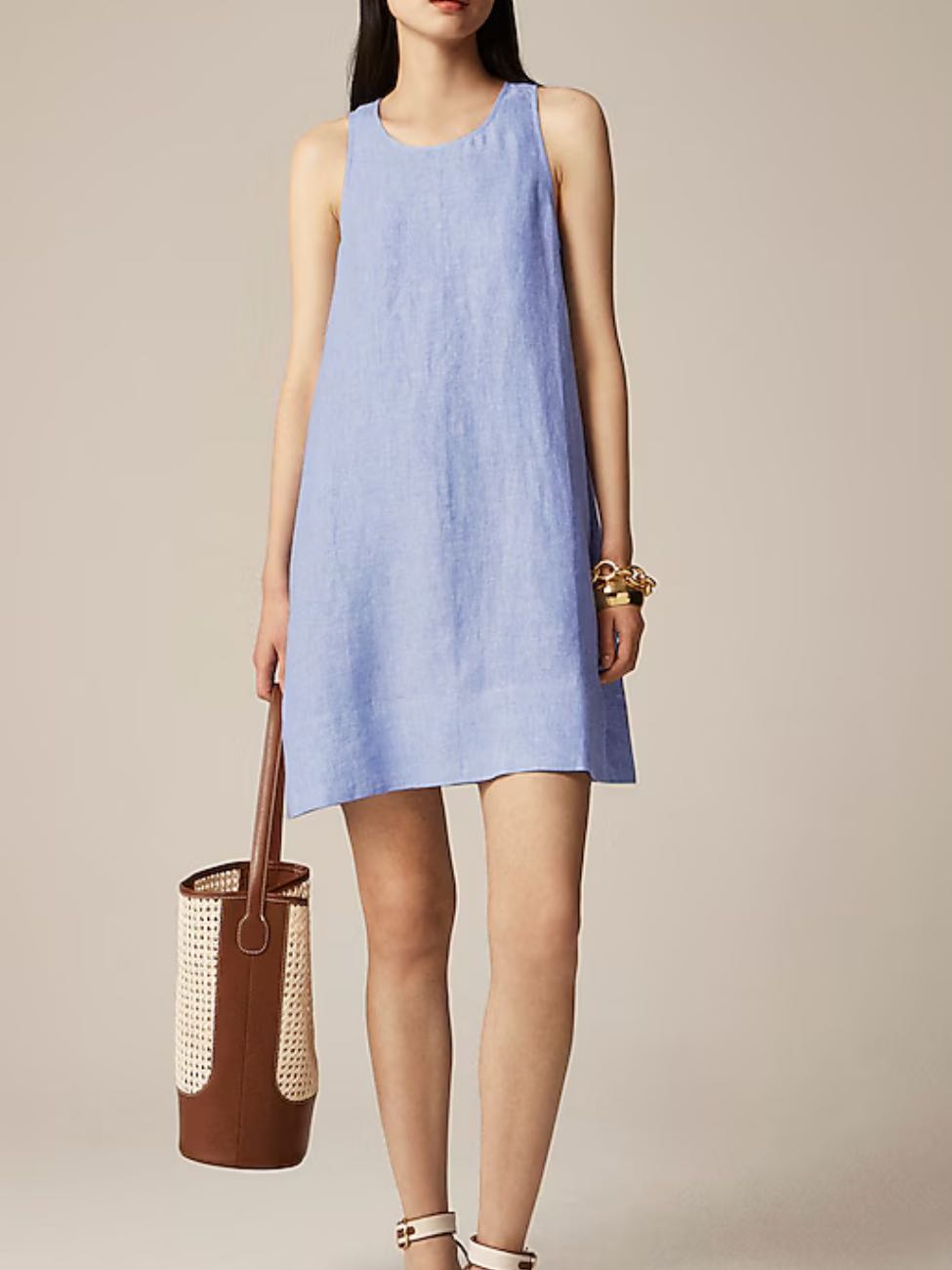 Maxine-button back dress