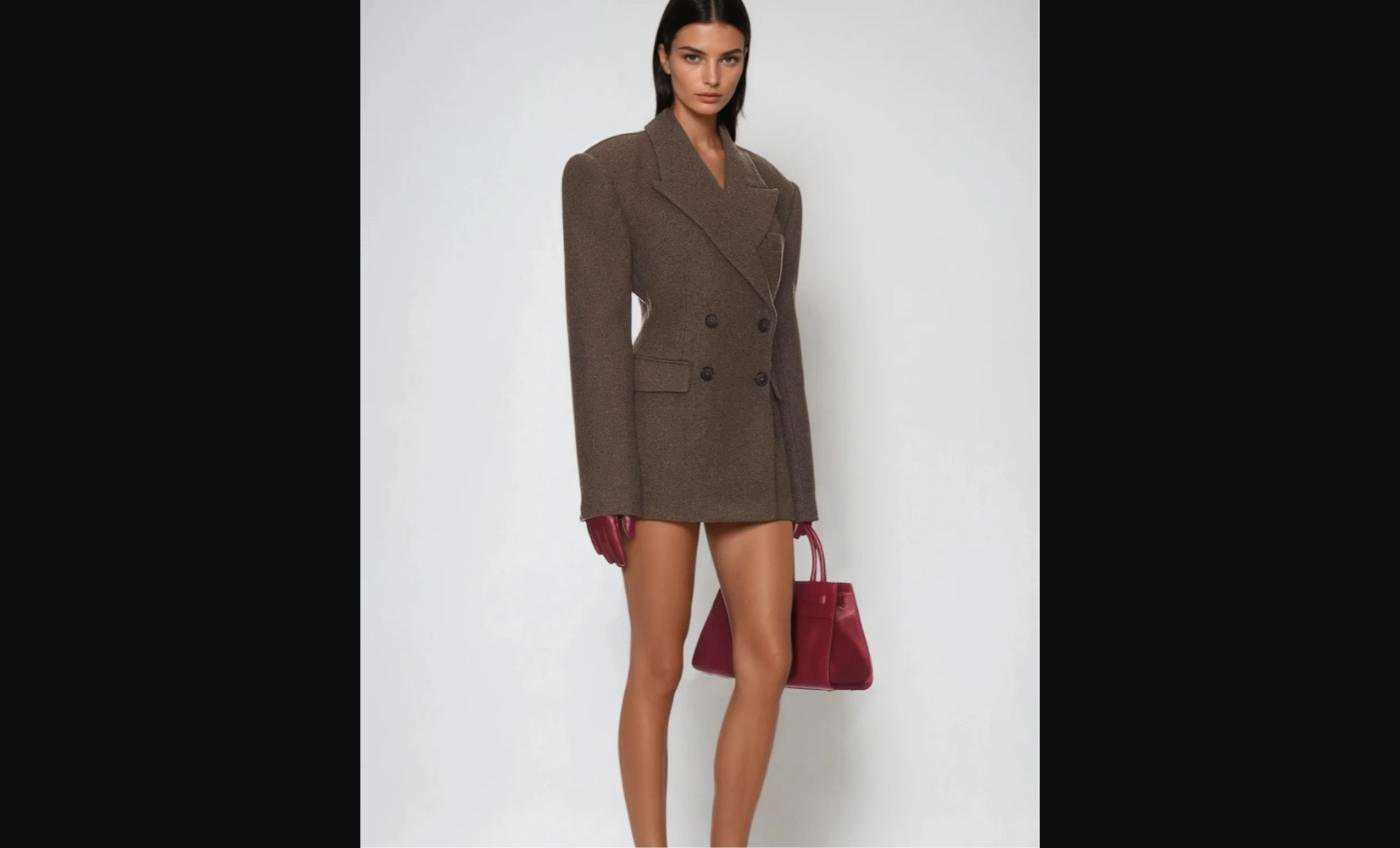 Innovare Denim Wool Coat