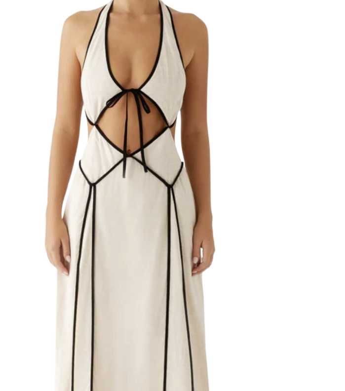peppermayo sonnet maxi dress