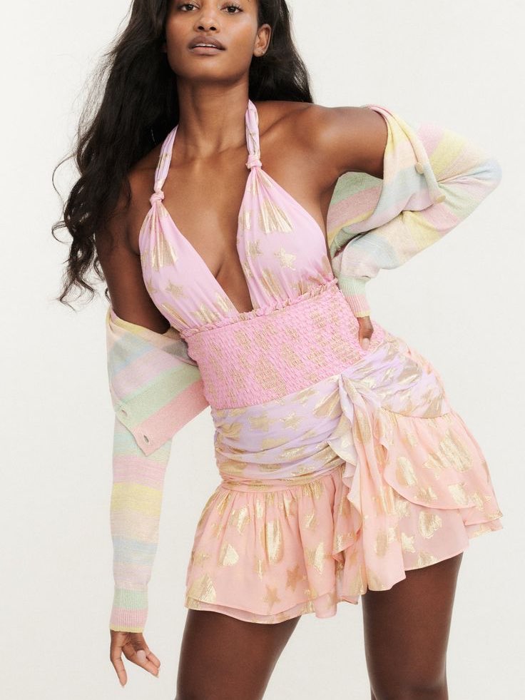 Cambria halter dress