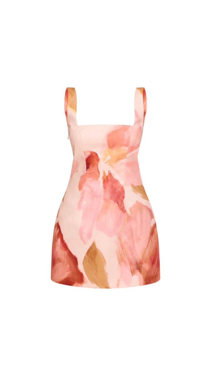 Mini watercolor dress