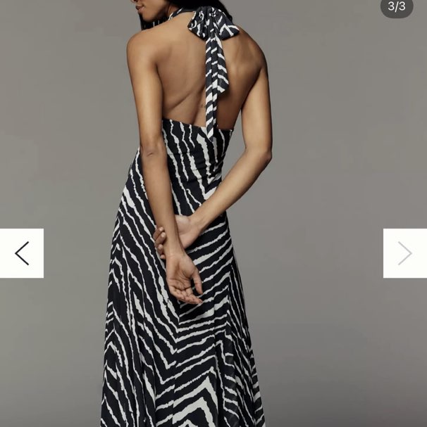 Anthropology Zebra dress