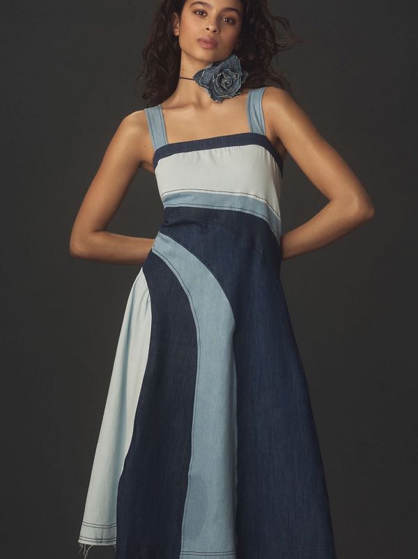 Denim Midi Dress