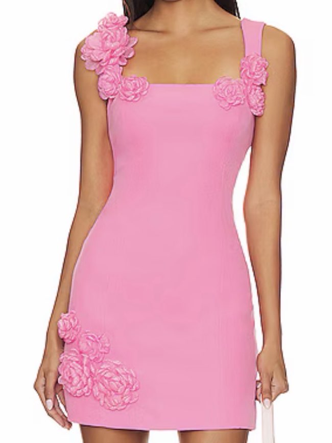 Trompe Dress in Pink