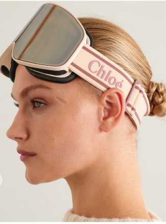 Chloé Logo Ski Goggles