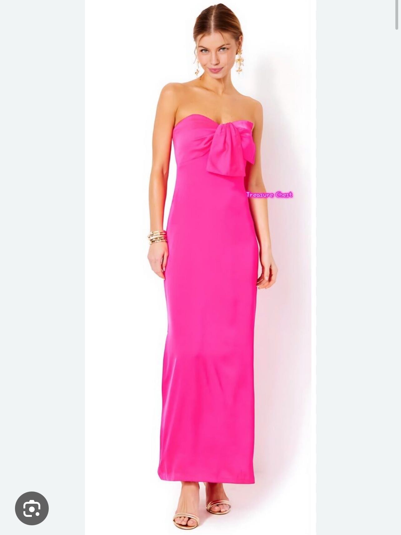 Satin Maxi Bow Dress