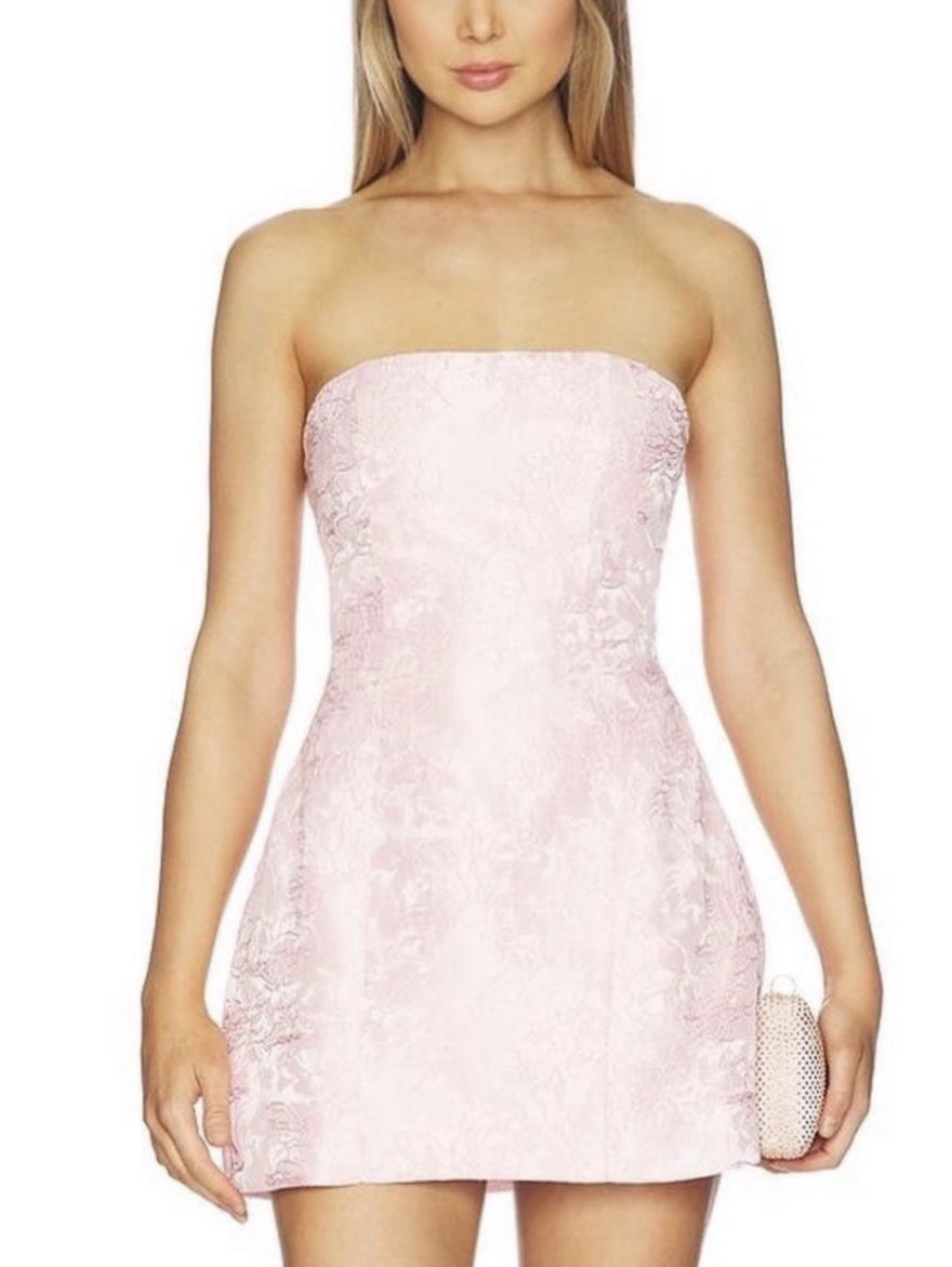 Pink mini dress