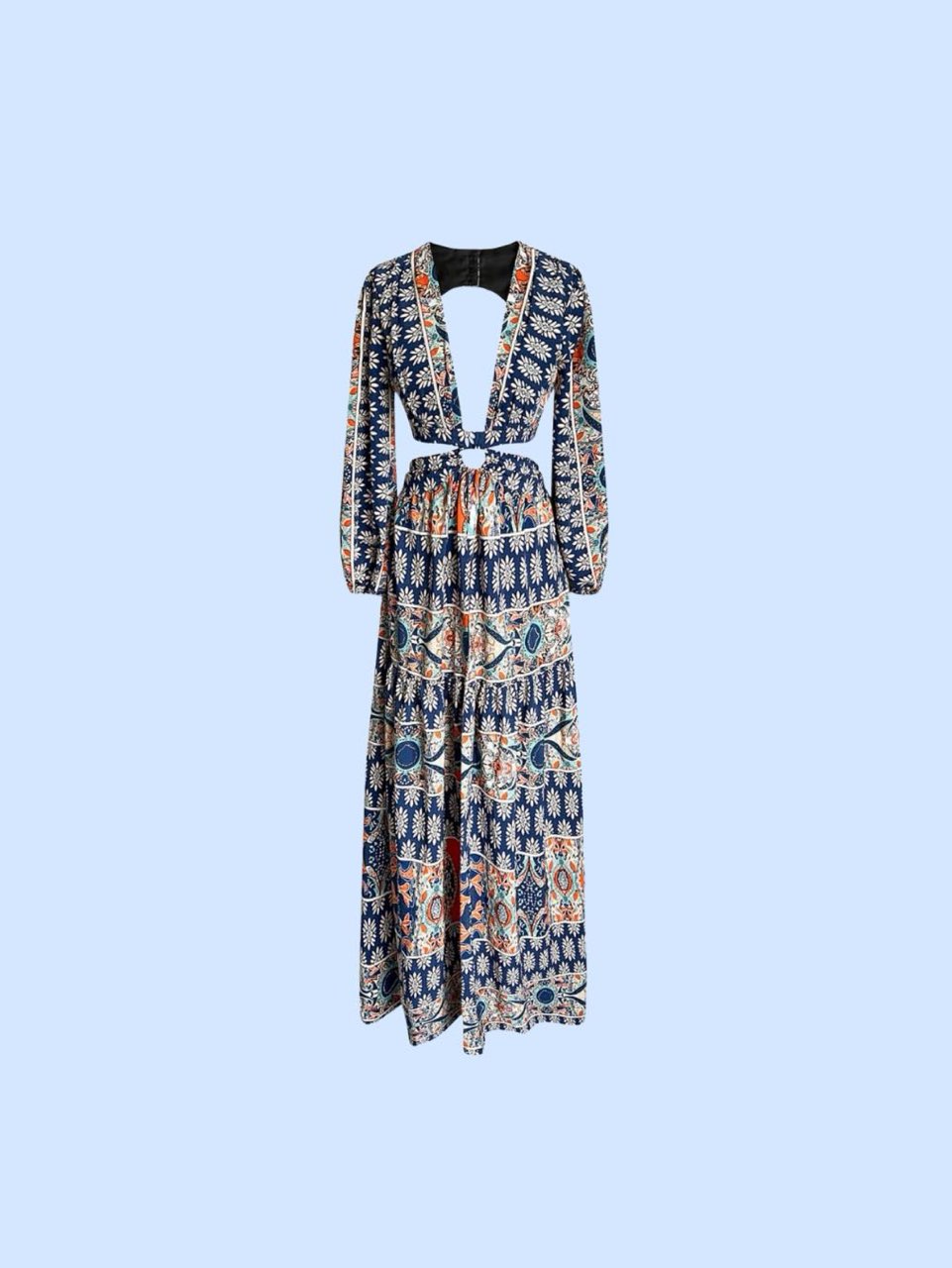 TOMA cut out maxi dress