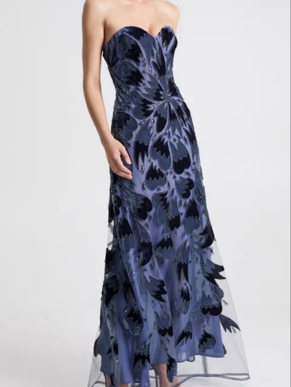 Helsi Sasha Velvet Trim Gown