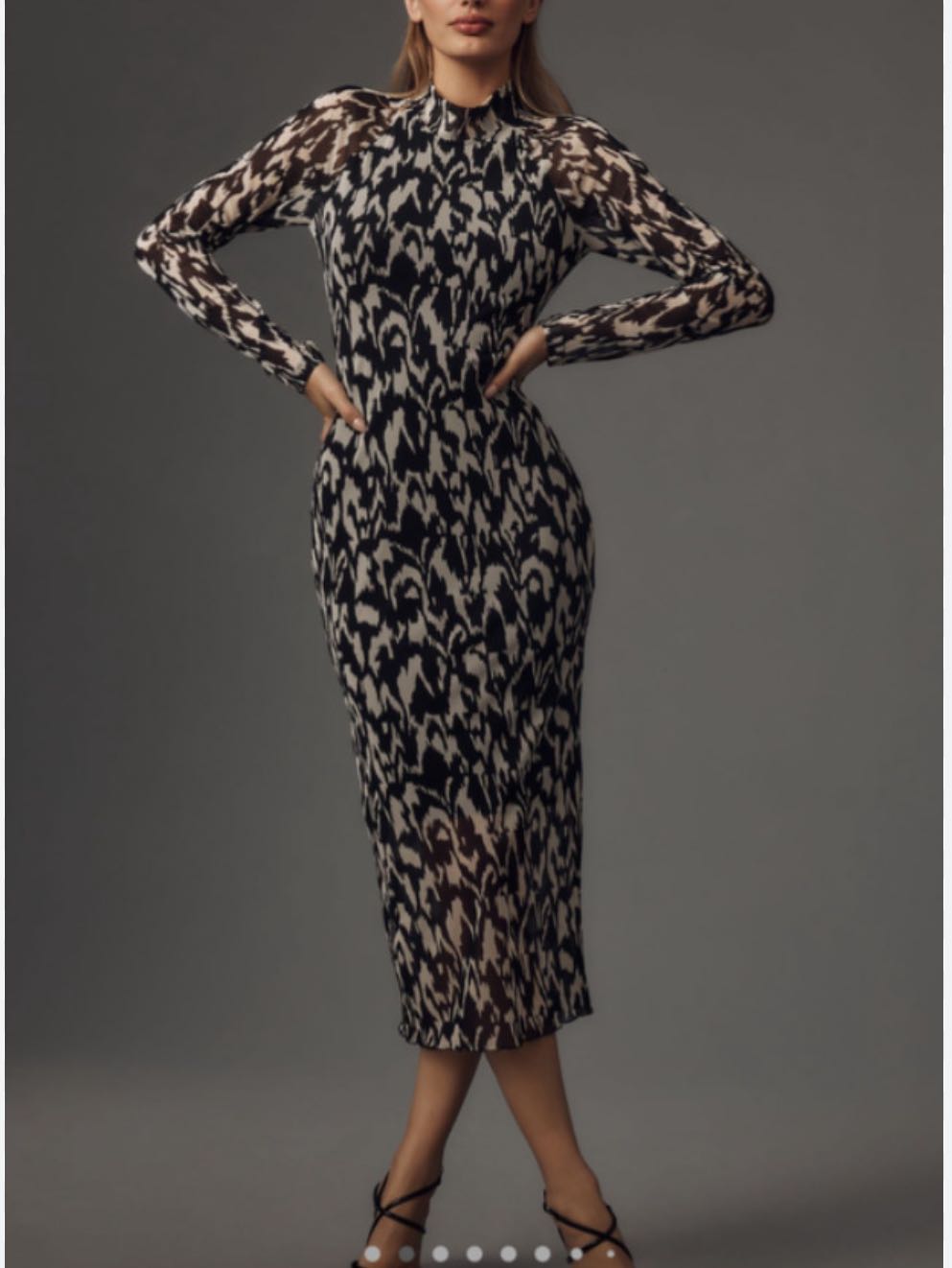 Anthropology midi dress