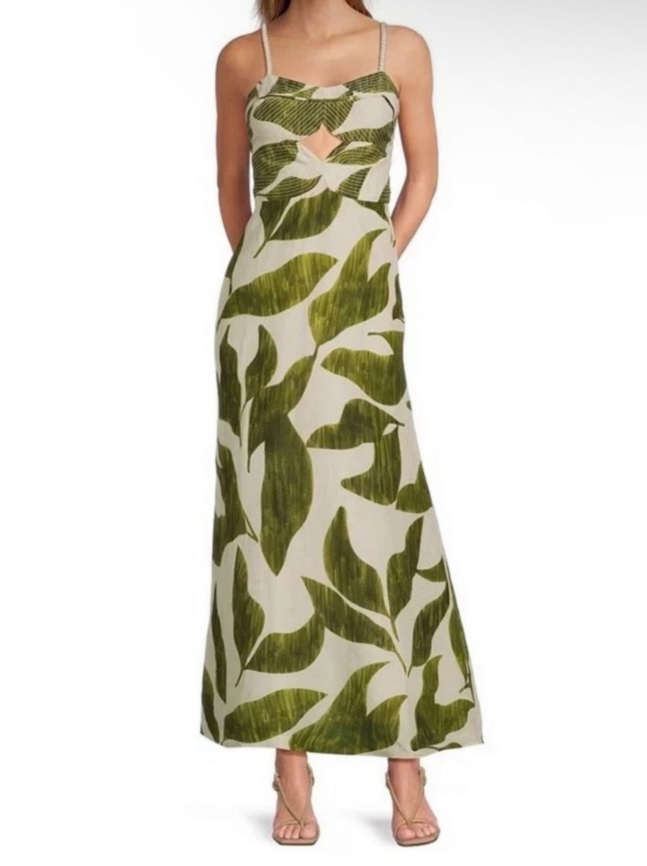 Finley Green Leaf Maxi