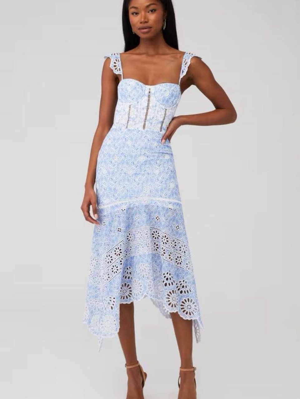 Karina Grimaldi eyelet dress