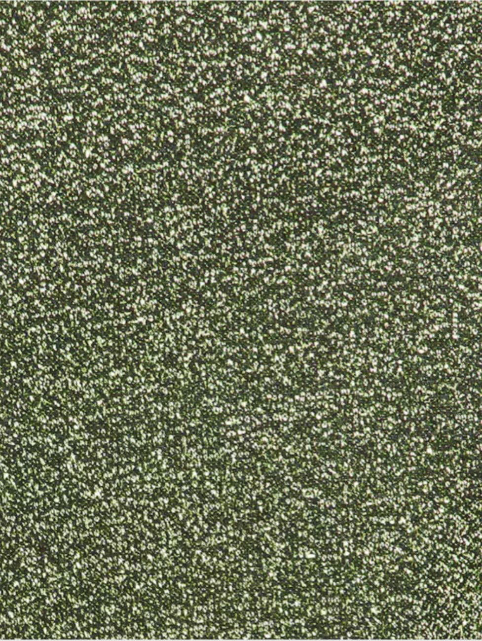 Green Glitter Mesh Mini Dress