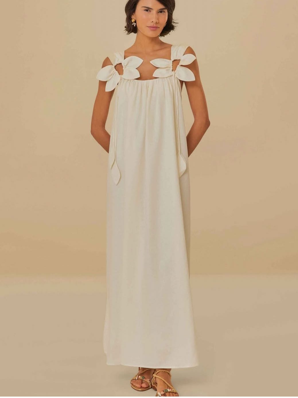 White Floral Maxi