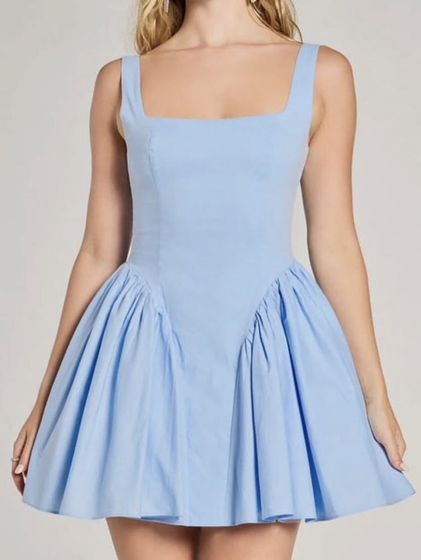 Light Blue Mini Dress