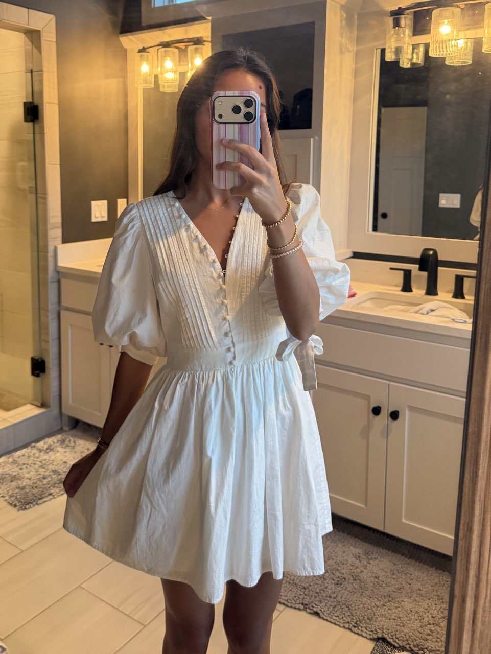 Showpo white mini dress