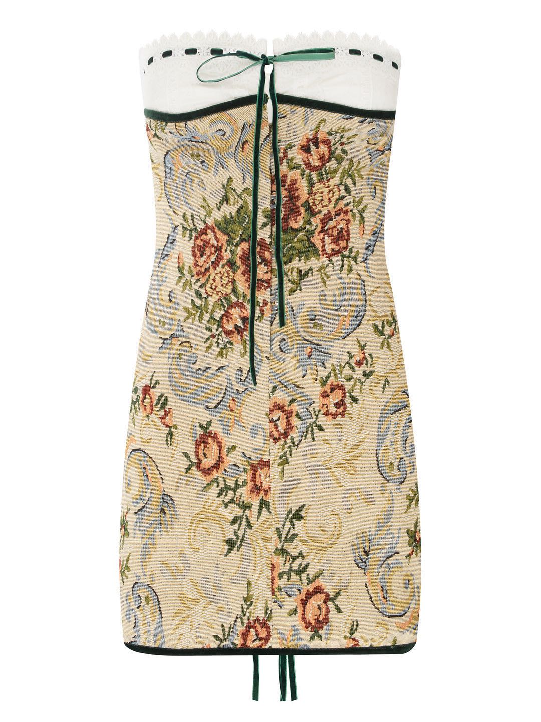 Floral print mini dress