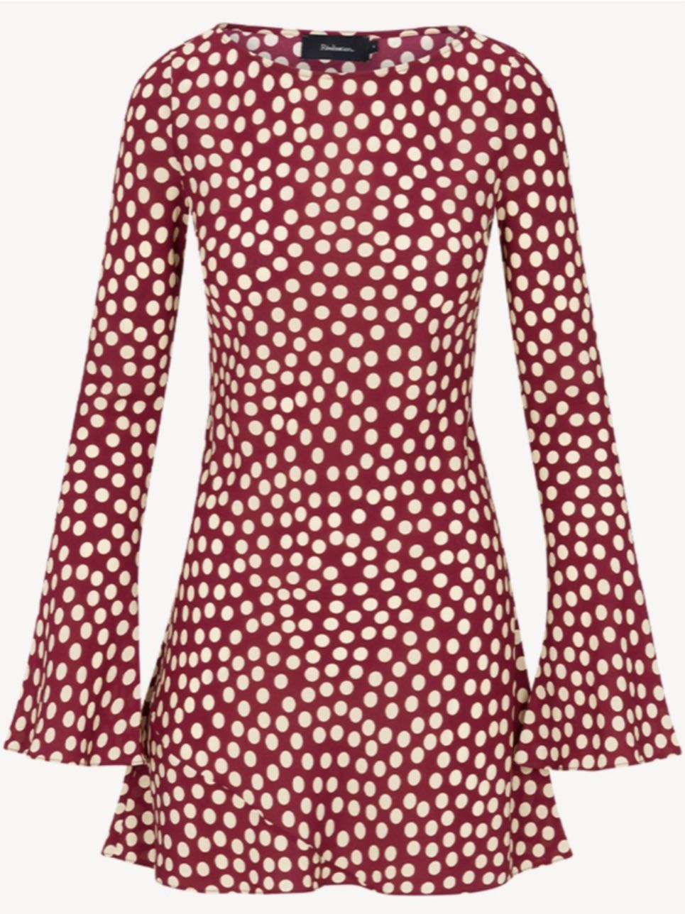 Red Polka Dot Mini Dress