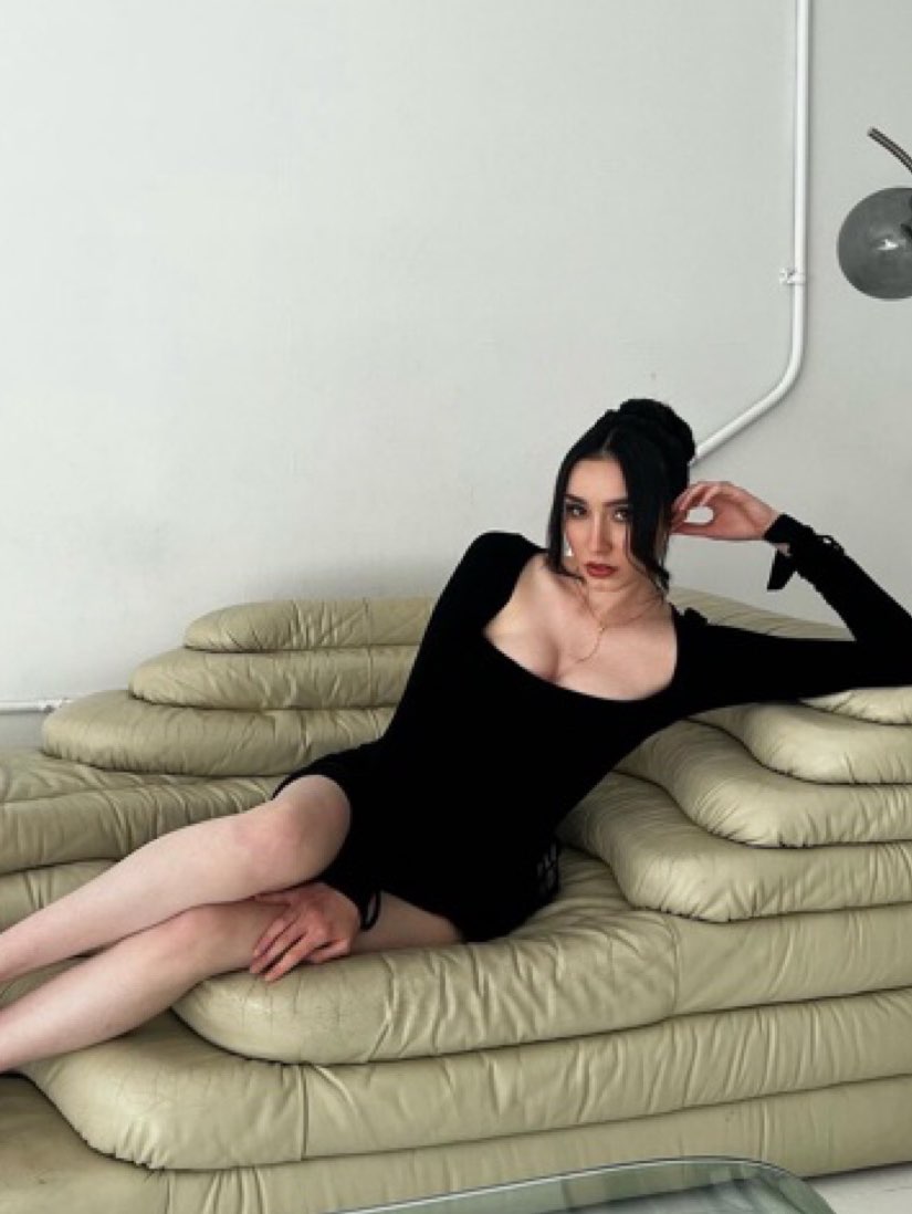 Black Square Neck Mini Dress