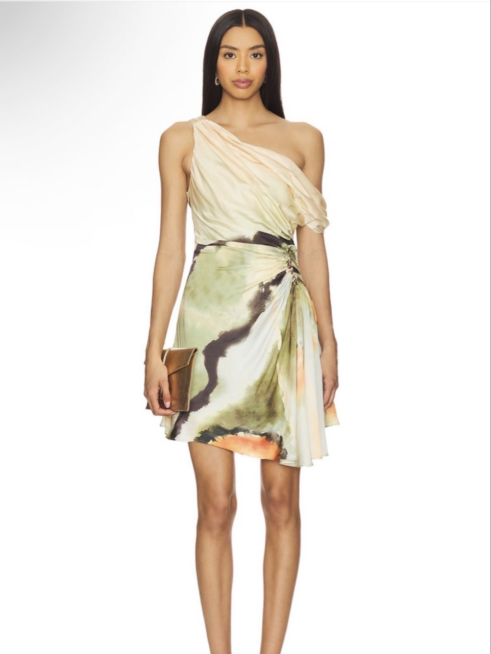 AMUR Ellen Butterfly Sleeve Dress