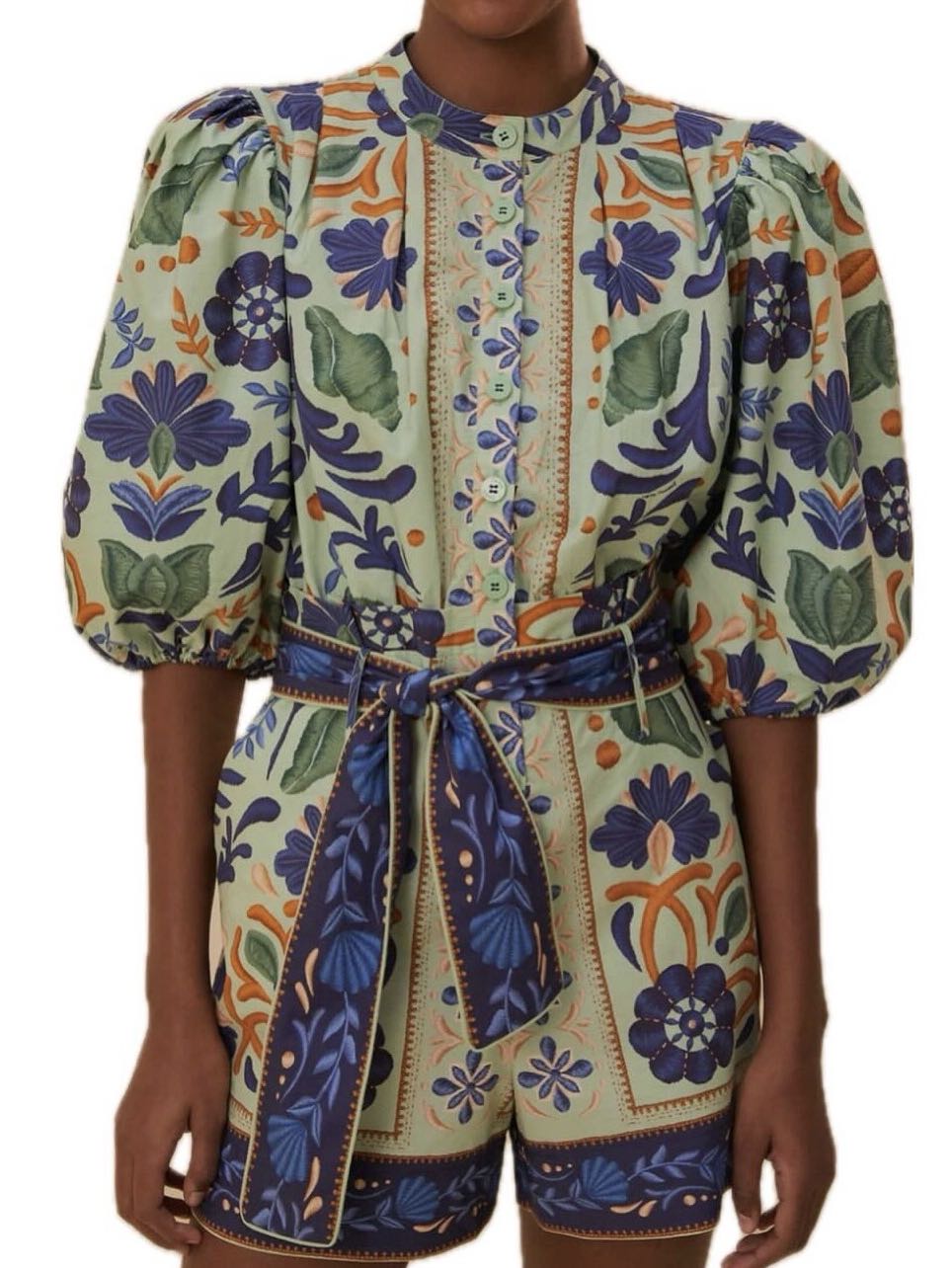 Mini Farm Rio Ocean Romper