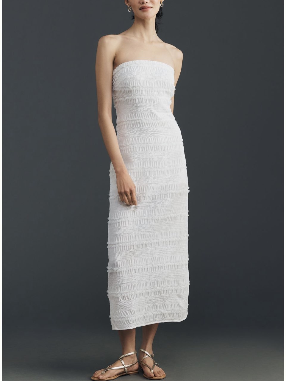 Tilda Strapless (had detachable straps) midi dress