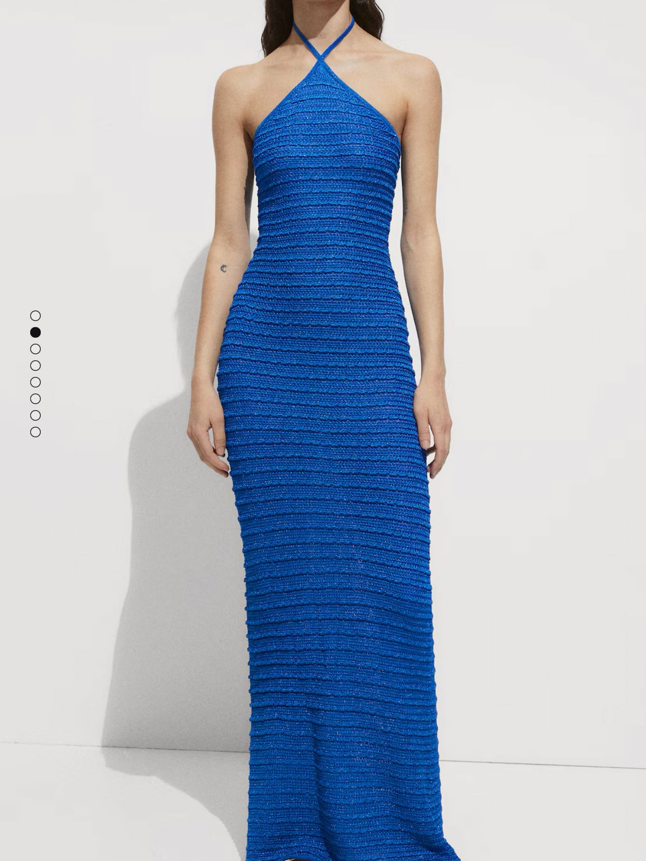 Blue maxi dress