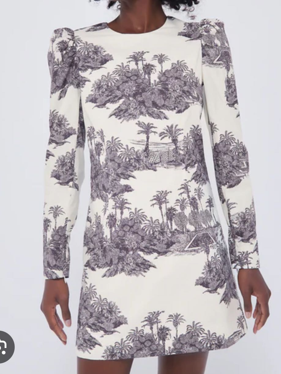 India Hicks Hibiscus Hill Toile Domino Dress