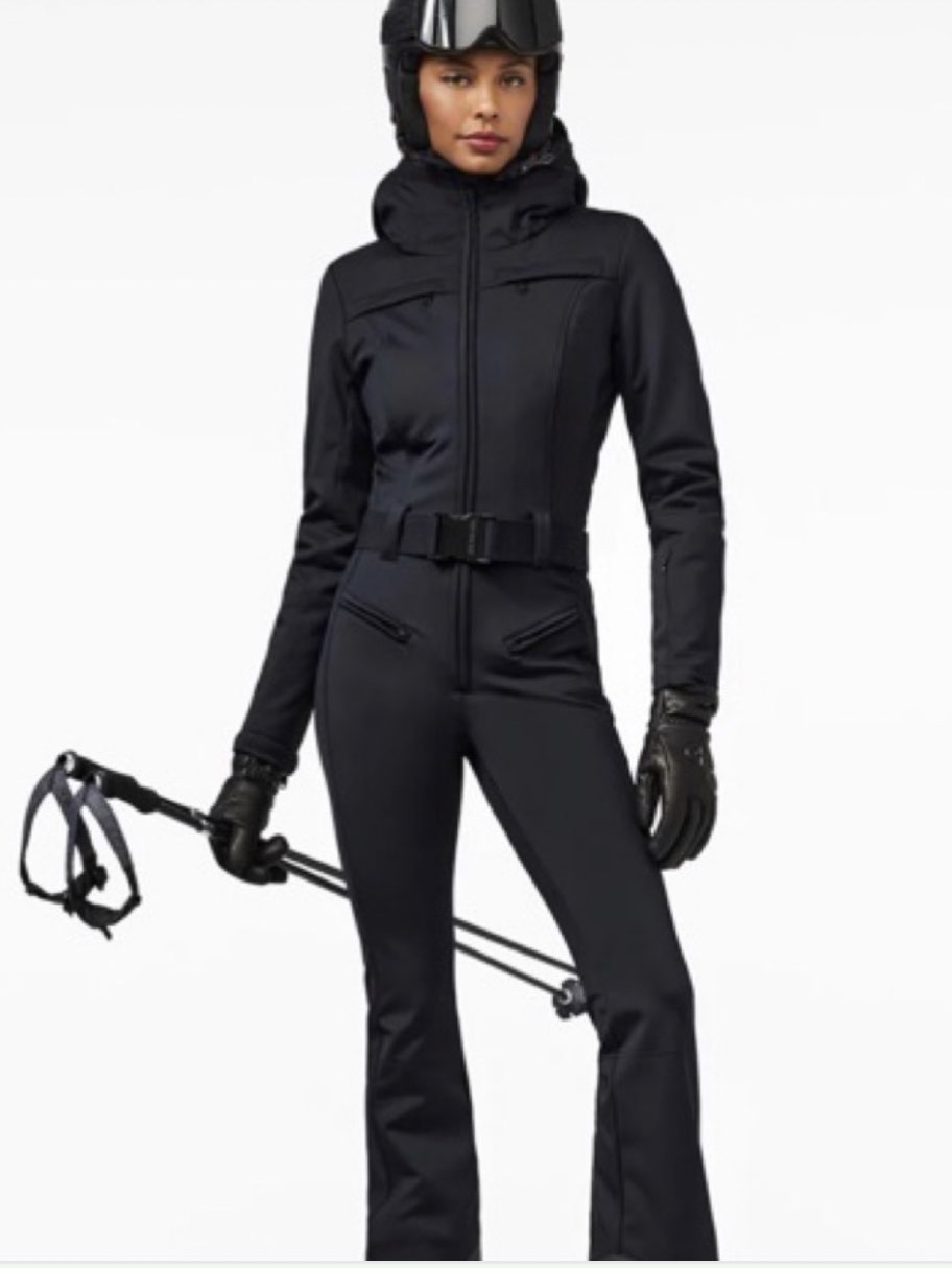 Black Ski Jumpsuit
